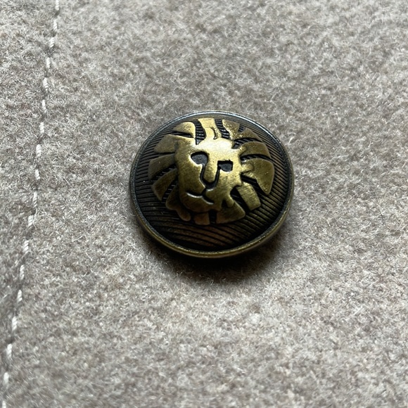 Unworn Brown/Gray Tan Anne Klein Wool Car Coat Approx Size Medium M - Picture 6 of 11